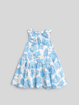 ACOOLA / Платье детское для девочек Teon голубой принт  фото 3