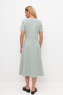 Платье Very Neat ЕВТ 5044 из интерлока комбинированная  фото 2