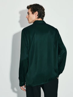 Сатиновая рубашка relax fit / Zarina