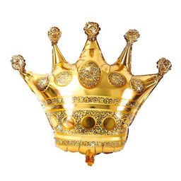 Цена за 5 шт. Воздушный шар фольгированный 40" «Корона»