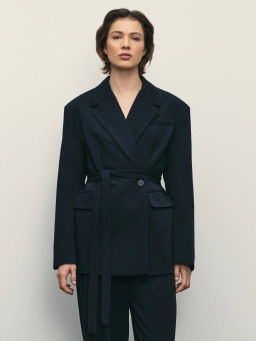 жакет женский с ремнем / Zarina  фото 3