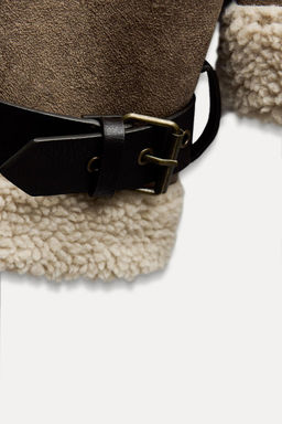 DOUBLE-FACED JACKET WITH TABS - Zara фото 9