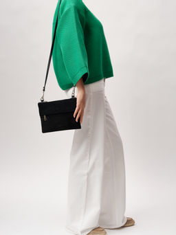 Кожаная сумка 3017 черный