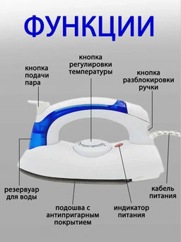 Утюг складной (3794)