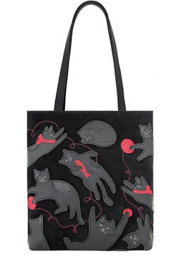 Сумка с аппликацией ДС-517-284 синий