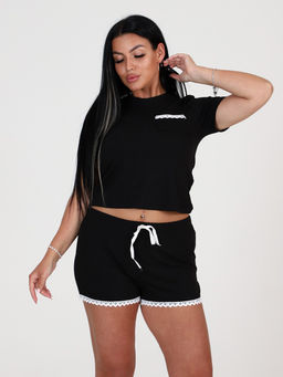 021 ПИЖАМА (Черный) - А-дина фото 3