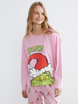 Grinch Bask?l? Kad?n Pijama Tak?m?