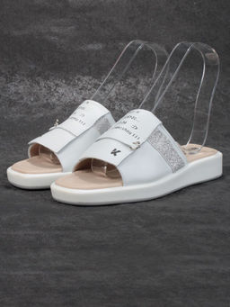 08-PED122-1 WHITE Босоножки женские (натуральная кожа)