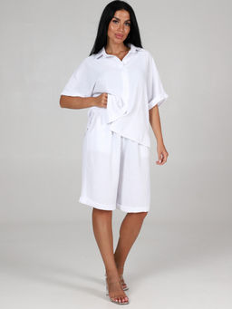 566 ЖЕНСКИЙ КОСТЮМ (Белый) - А-дина фото 2