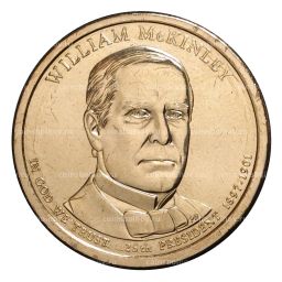 1 доллар 2013 года P Уильям Мак-Кинли 25-й президент США