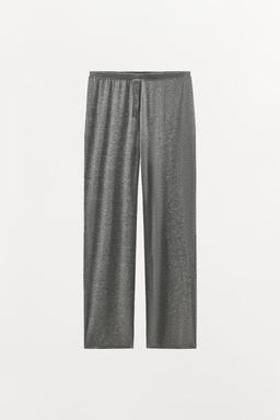 PANTAL?N MEZCLA LYOCELL BOTONES / Gris - Zara фото 4