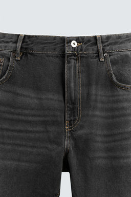 JEANS FLARE FIT ROTOS / Negro - Zara фото 8