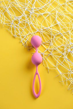 Вагинальные шарики A-Toys by TOYFA Rai, силикон, розовые, 17 см