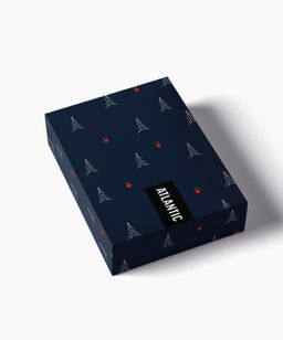 ATLANTIC 2GMH-027 Трусы шорты Socks - набор 2 шт. темно-синий  фото 6