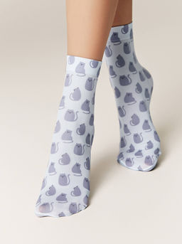 Цена за 2 пары. Носки фантазийные CONTE Носки с микрофиброй Сats - Conte elegant фото 4