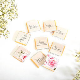 Набор 9 шоколадок "С праздником 8 марта"