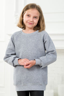 Свитшот детский из капитония серый - Амадэль фото 4