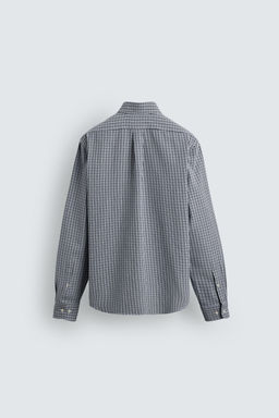 WASHED TEXTURED OXFORD SHIRT - Zara фото 8