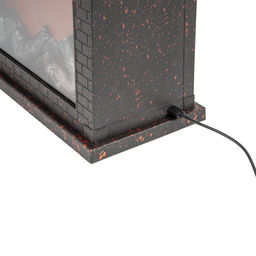 ULD-L2821-005/DNC/RED BLACK FIREPLACE Светильник светодиодный Камин с эффектом пламени, питание от батареек 3АА (не в/к) или USB (в/к), 28х21см. 5 светодиодов. Корпус черный. TM Uniel