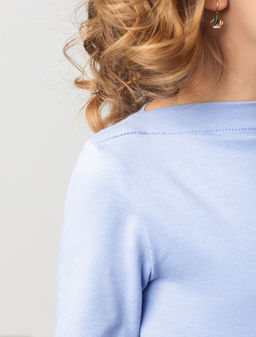 VILATTE / Джемпер из премиального хлопка с эластаном  фото 3