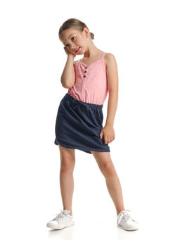 Сарафан летний для девочки UD 0818 розовый