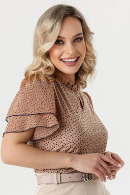 Блузка женская 7053/06/Бежевый - Rise фото 5