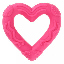 Игрушка для собаки "Мое сердечко" 6,5х6,5х1,5см, полипропилен, фактурная, цвета микс (розовый, салатовый, синий), "Пэт тойс (Pet toys)" (Китай)