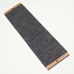 Когтеточка «Пижон», 60×15 см, ДВП, ковролин, серая