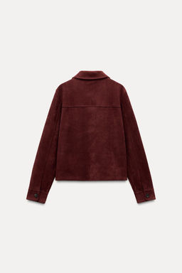 FAUX SUEDE JACKET - Zara фото 5