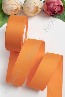 Лента репсовая 4 см*20 ярд (SF-3452) оранжевый №24