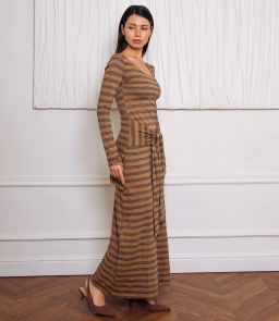 Платье #КТ3102 (2), тёмно-бежевый