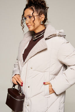 Пальто Beautiful Free 8024 жемчуг