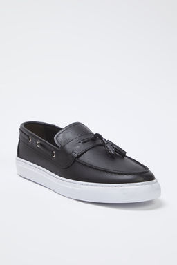 Trendyolmilla Shoes Siyah Hakiki Deri Puskul Detayl? Erkek Loafer Ayakkab? TAKSS25LA00020  фото 3