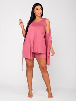 Костюм женский вискоза с шортами "ИРМА" БРУСНИКА