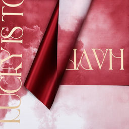 Цена за 20 шт. Пленка для цветов матовая, «Акварель», 57×57 см, винный