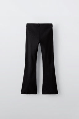 FLARED RIBBED LEGGINGS - Zara фото 2