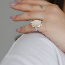 Кольцо Арт. 3V-3380-W - MyGemma фото 4