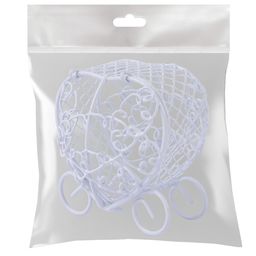 Миниатюра садовая Blumentag MET-400 Карета металл 7 х 7 см 01 Белый