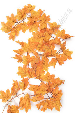 Лиана кленовая 1,8 м (36 веточек) SF-2923, оранжевый №2 - Больше подарков фото 3