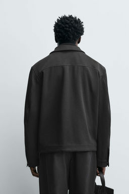 TEXTURED ZIP-UP JACKET - Zara фото 3