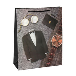 Цена за 12 шт. Пакет подарочный 18x24x8,5 23 февраля / 24813S /уп 12/720/ - ГалеонТрейд фото 4