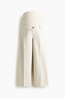MAMA Wide High Waist Ankle Jeans