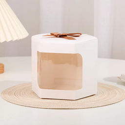 Коробка подарочная складная 10x10x10 см / QR100-W /уп 12/300/белая