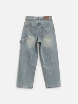 ACOOLA / Брюки джинсовые детские для мальчиков Nando синий  фото 2