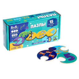 Пазлы Мама, малыш и счёт - Лесная мастерская фото 2