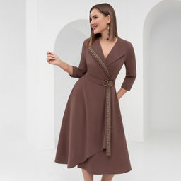 Платье Дорогобогато (сафари с поясом) - Charutti фото 5