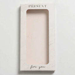 Цена за 5 шт. Коробка для шоколада, кондитерская упаковка, «For you», с окном, 17.3×8.8×1.5 см