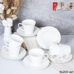 Чайный набор 12 предметов 200 мл / LG-466 /уп 12/