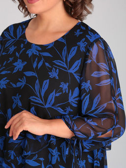 Платье с воланами больших размеров белорусское - Almond фото 2