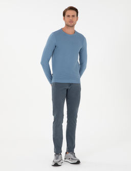 Gri Slim Fit Jean Pantolon